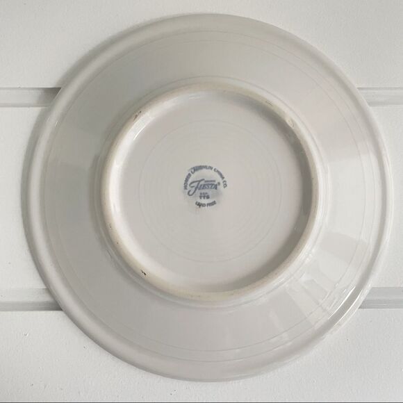 Fiesta Christmas String of Lights 9” Luncheon Plate & Stacking Cereal Bowl - Picture 7 of 8